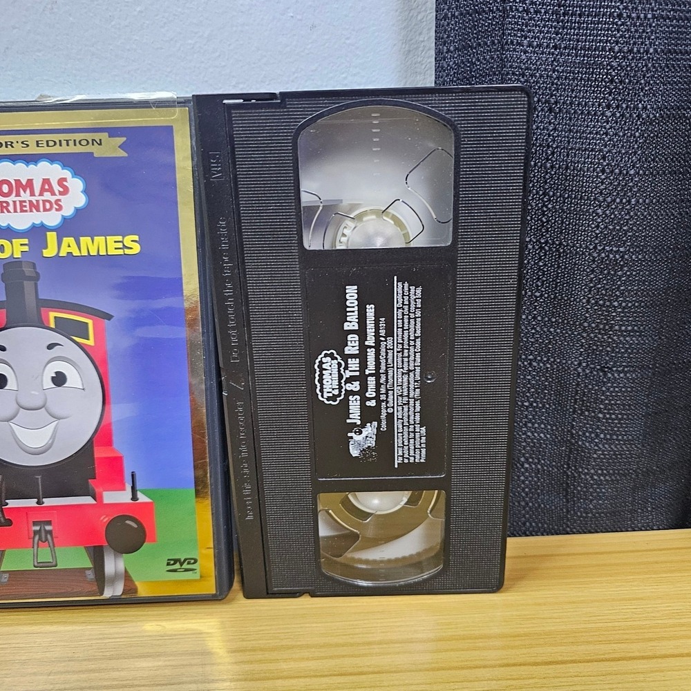 Rare Vintage Thomas The Tank Engine Movies Best Of James Collectors Edition - Picture 2 of 8